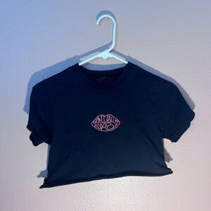 Brandy Melville John Galt don’t call me baby cropped tee